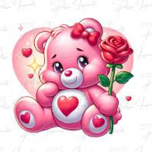Care Bears Valentine's: 32 Cards and Stickers - Picture 5 of 6